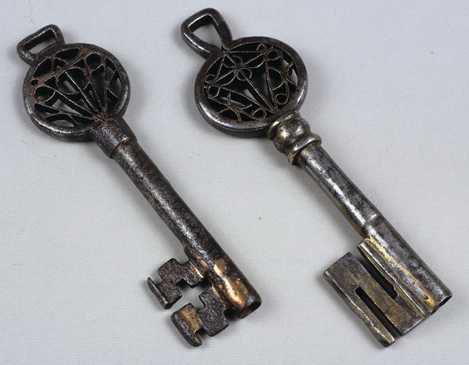 Старинные ключи от замков. Как они видоизменялись со временем